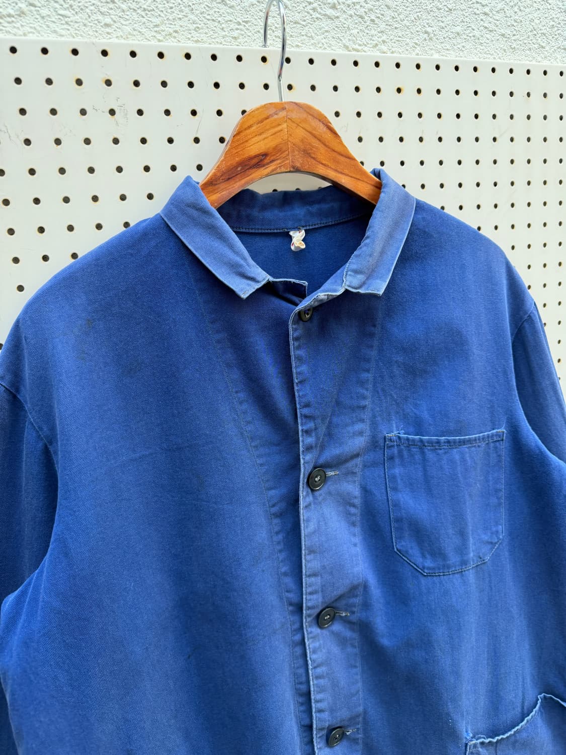 OLD VINTAGE WASHED BLUE FRENCH 프렌치워크자켓 상품이미지7