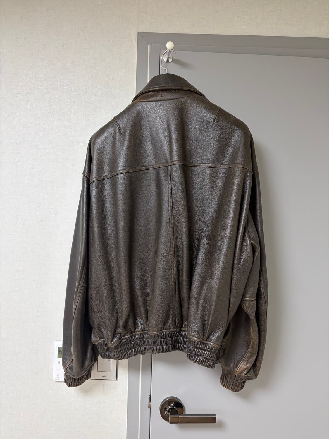 stu 에스티유 오버핏 레더자켓 브라운 M 상품이미지3