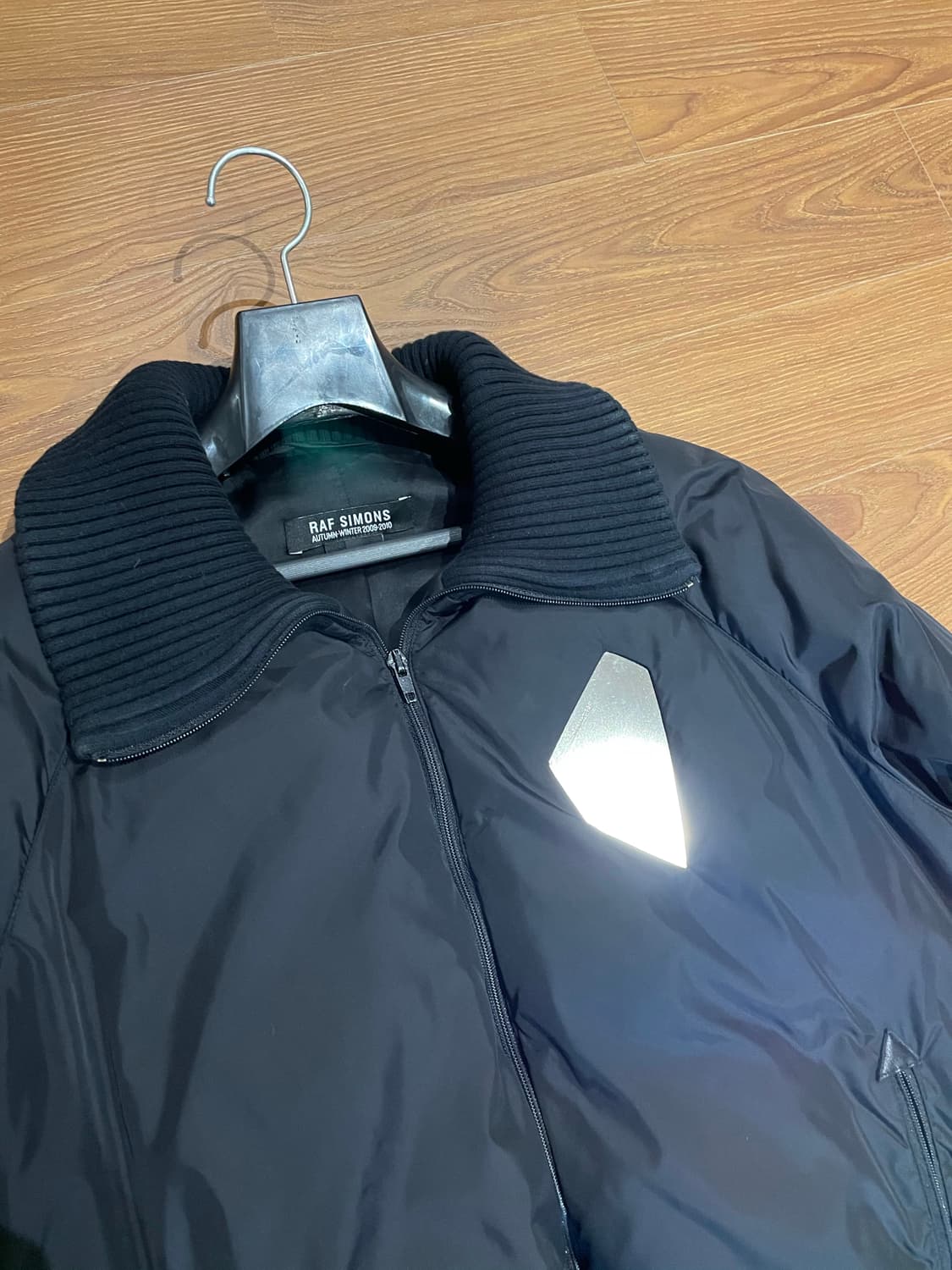 라프시몬스 09fw 미러로고 구스다운 상품이미지1