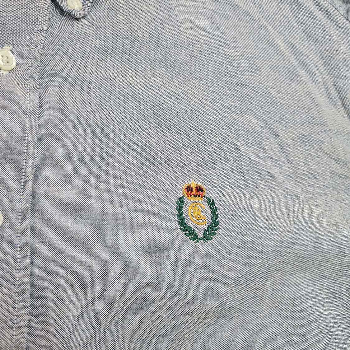 80~90s 챕스 랄프 로렌 옥스포드 셔츠 XL Made in USA 상품이미지3