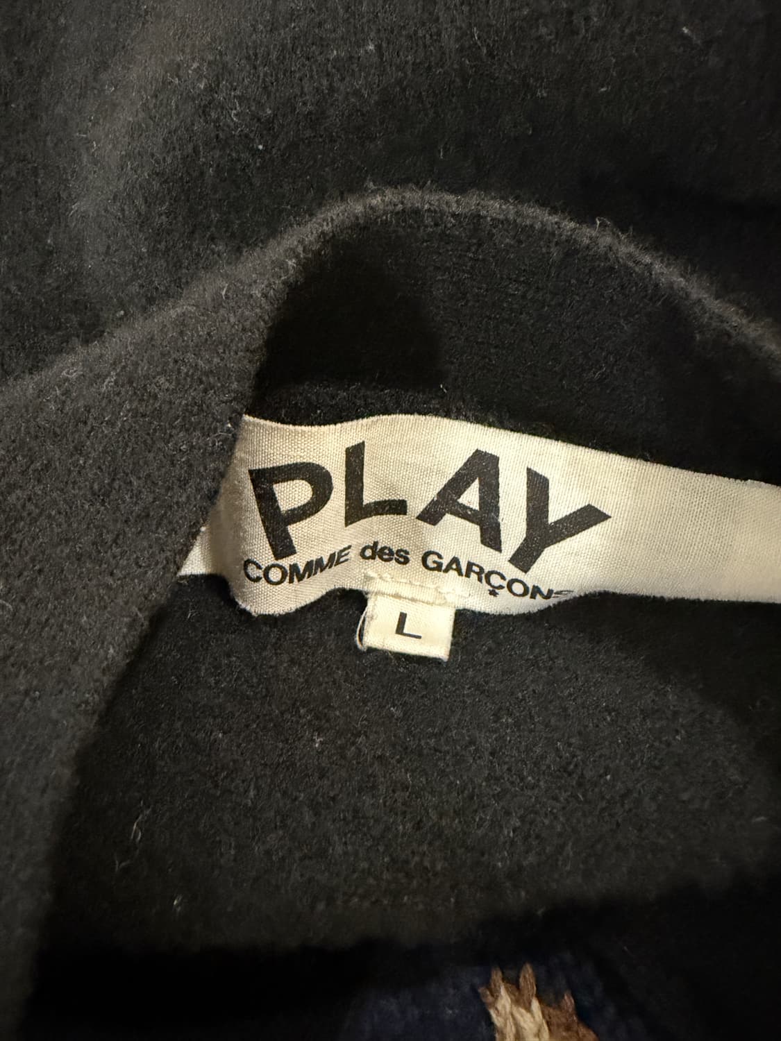 꼼데가르송 블랙 하트 와펜 가디건 상품이미지5