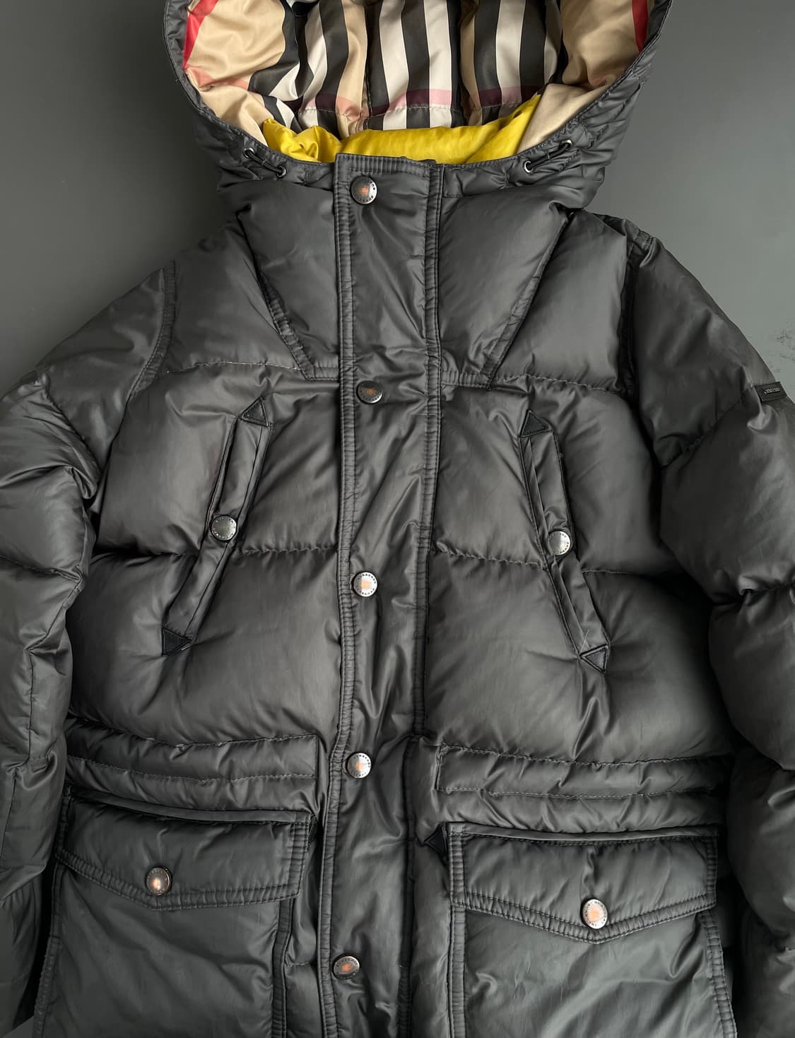 [10Y] 버버리 키즈 칠드런 레이어드 다운 패딩 상품이미지5