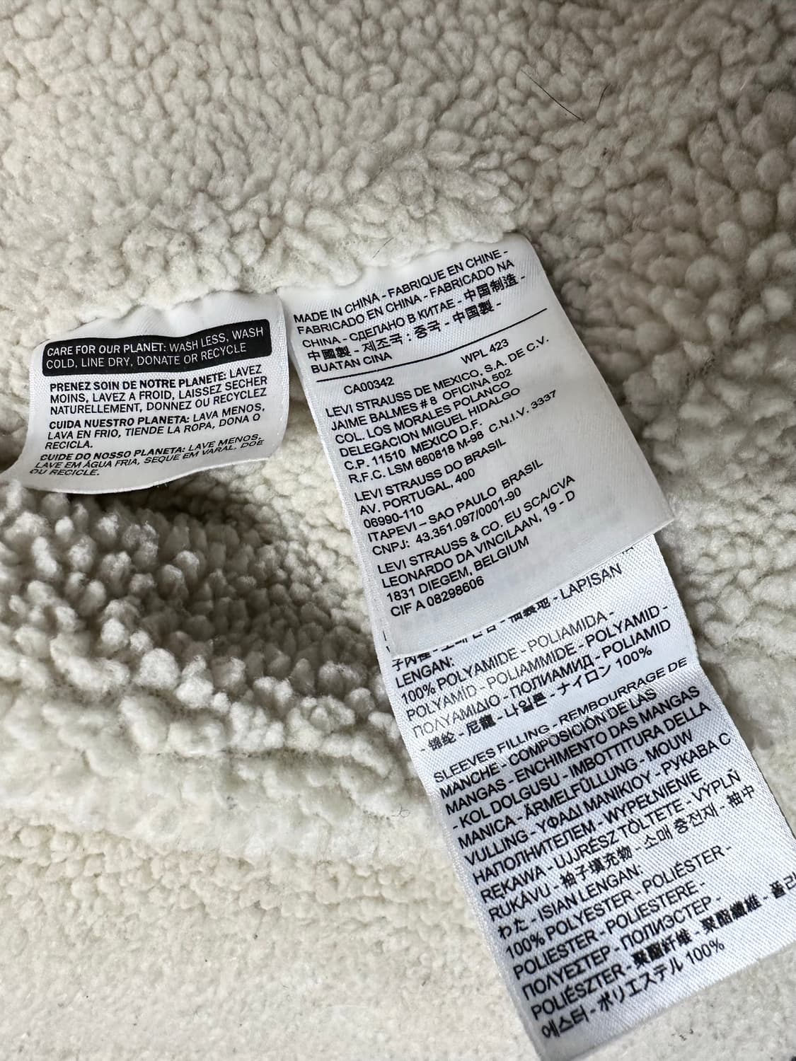 리바이스 쉐르파 양털 데님 자켓 상품이미지5