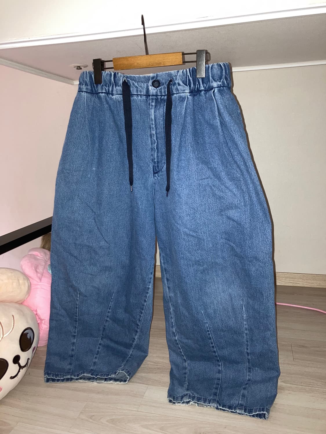 니혼진 히피 우라하라 벌룬팬츠 야상 그런지 니트 미쏘 목도리 숏자켓 코디 상품이미지5