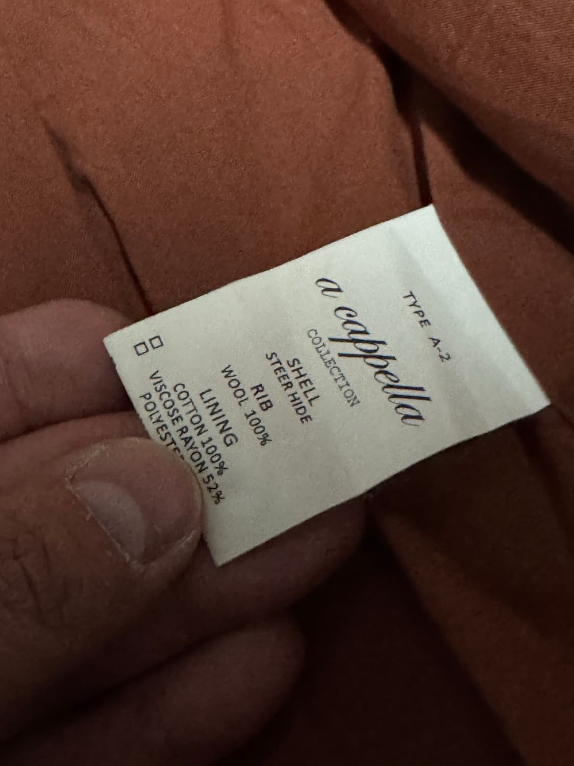 아카펠라 클로딩 A2(소가죽) 씰브라운 상품이미지9