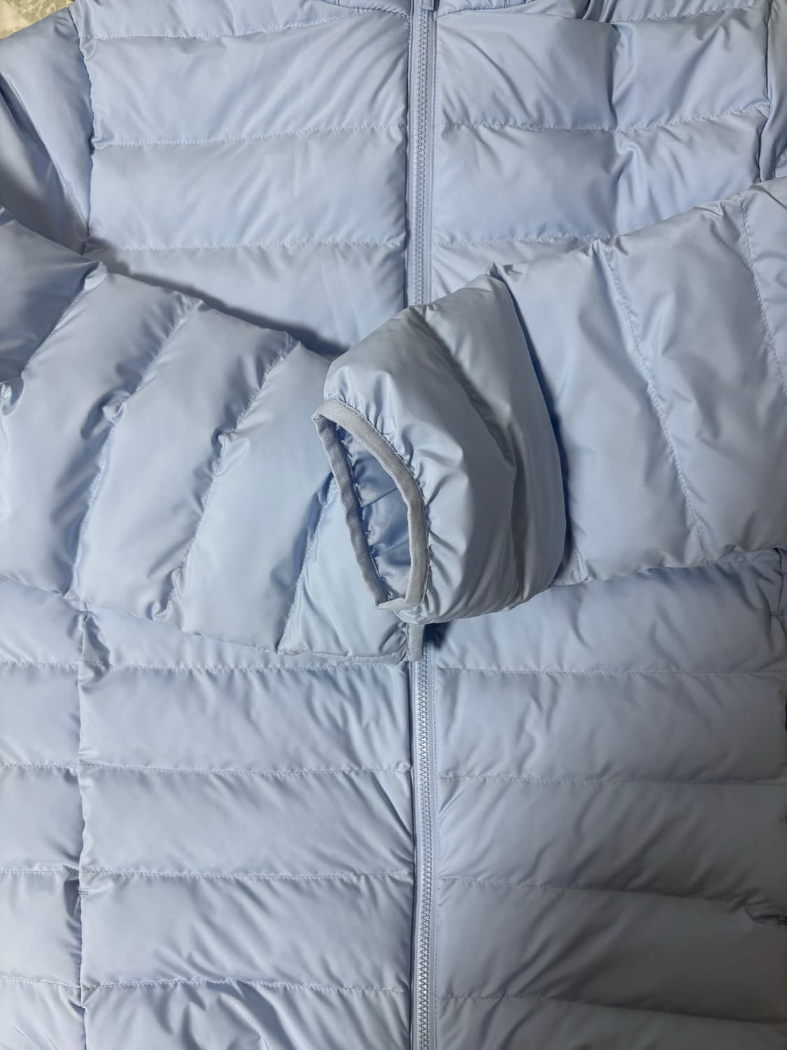 유니클로 경량패딩 160 블루 상품이미지2