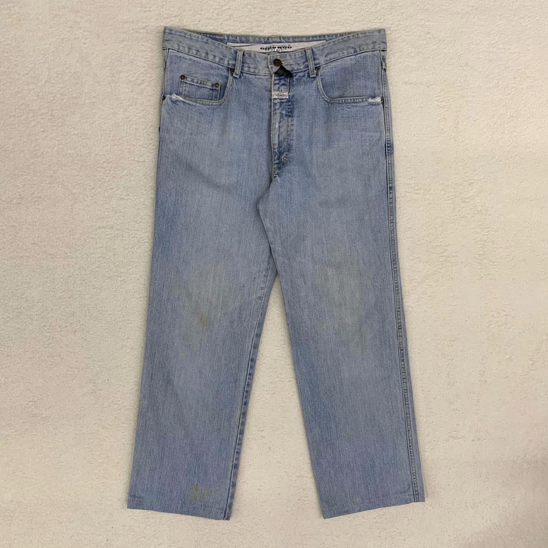 [34] 90's 마리떼 프랑소와 저버 스톤워시 와이드핏 데님팬츠 상품이미지3