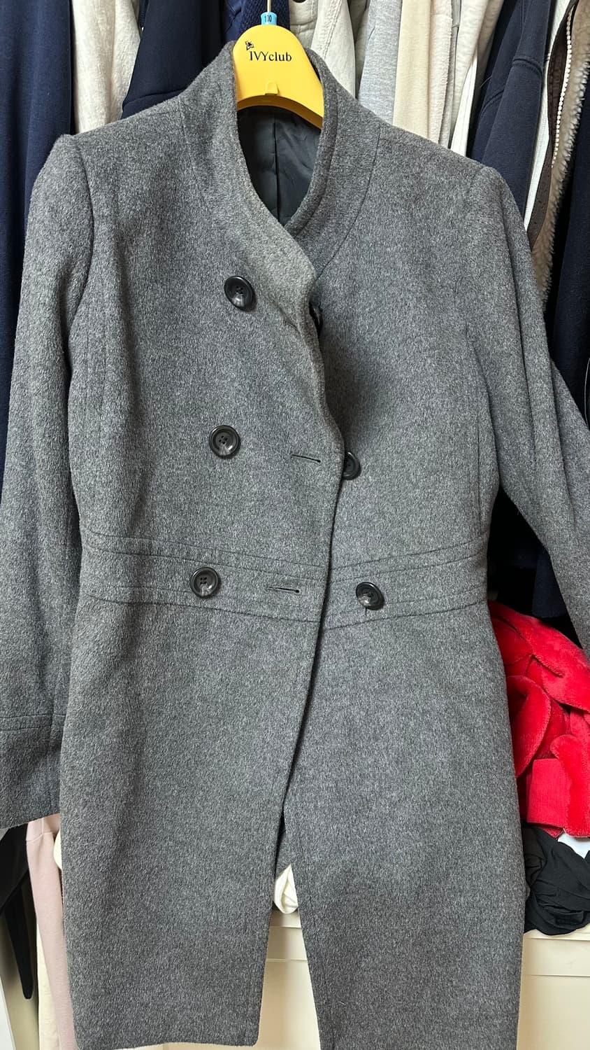 일본 빈티지 코트 회색  상품이미지2