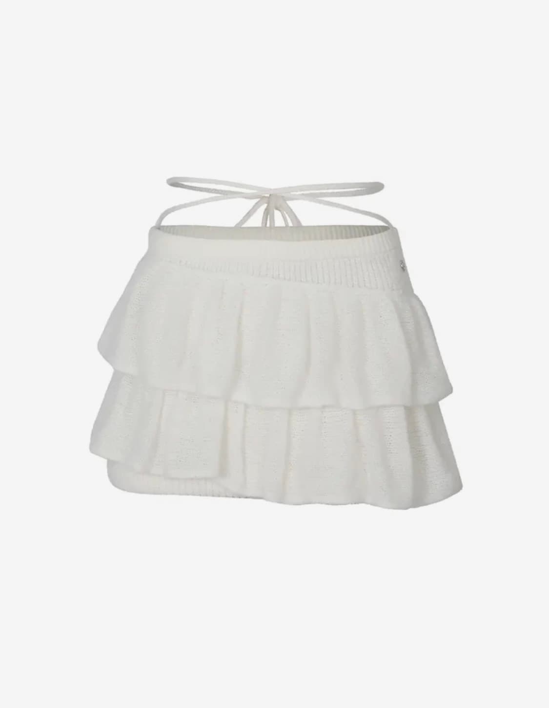 페인오어플레져 ANGELA KNIT SKIRT white 상품이미지1