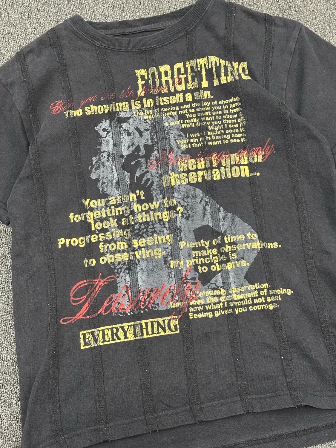 M)Japanese vintage 여성 y2k 그래픽 디테일 반팔 상품이미지2