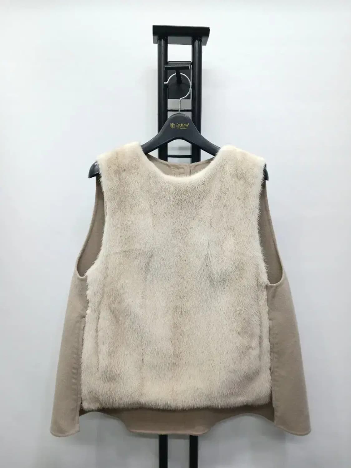 타임 밍크배색조끼 55 66 상품이미지1