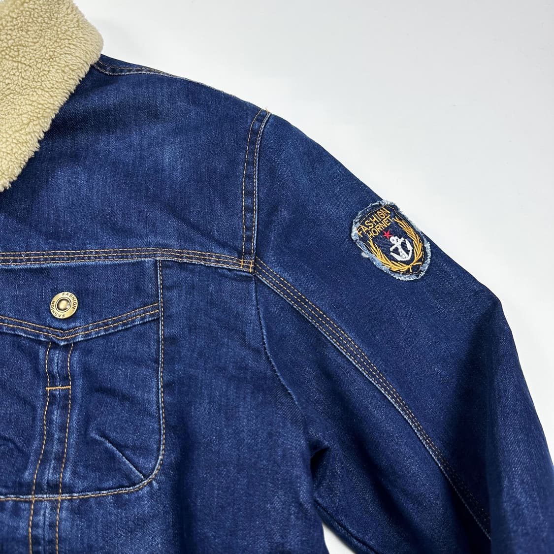 VTG 빈티지 양털 트러커 데님자켓 (XXL) 상품이미지3