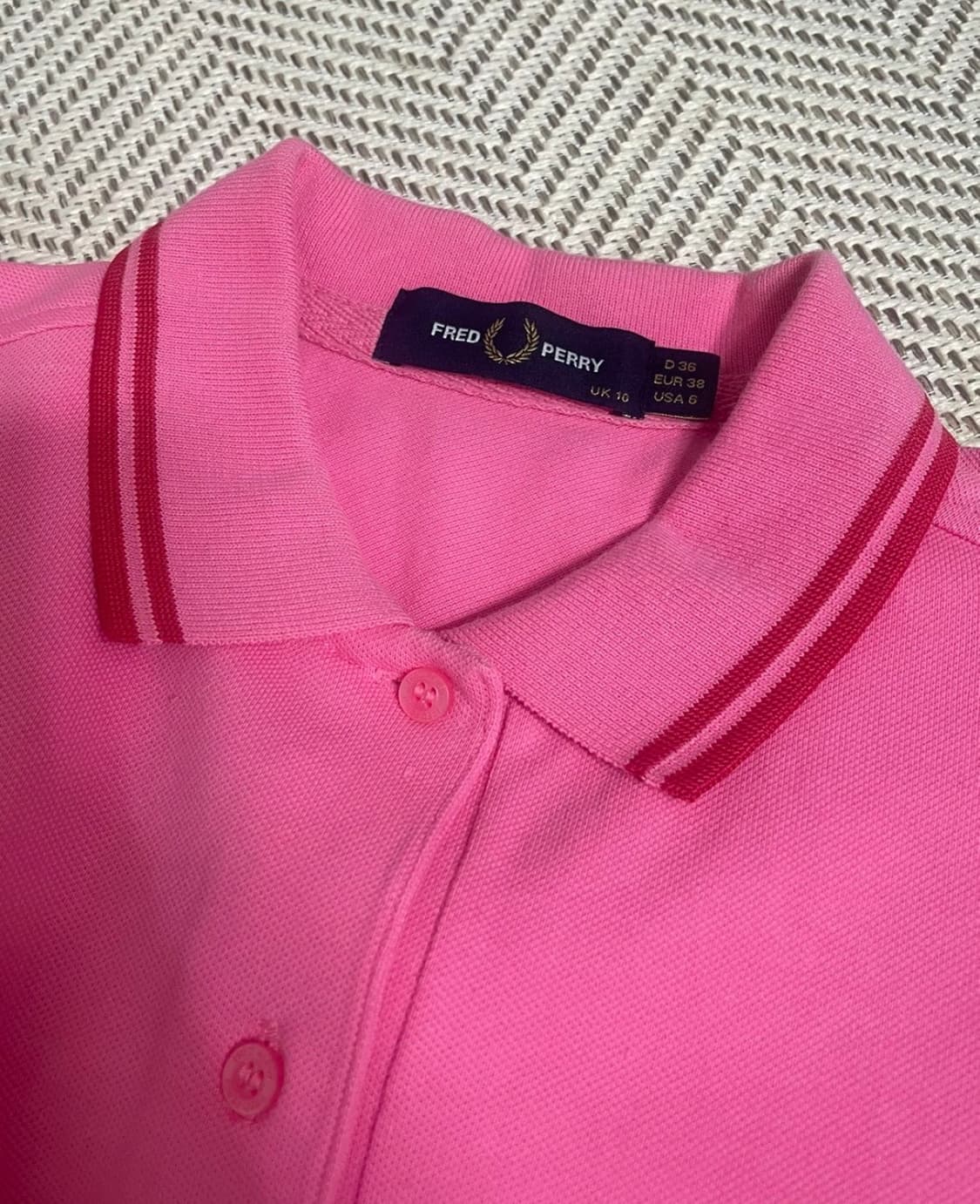 프레드페리 여성 반팔 카라 티셔츠 (S) 상품이미지2