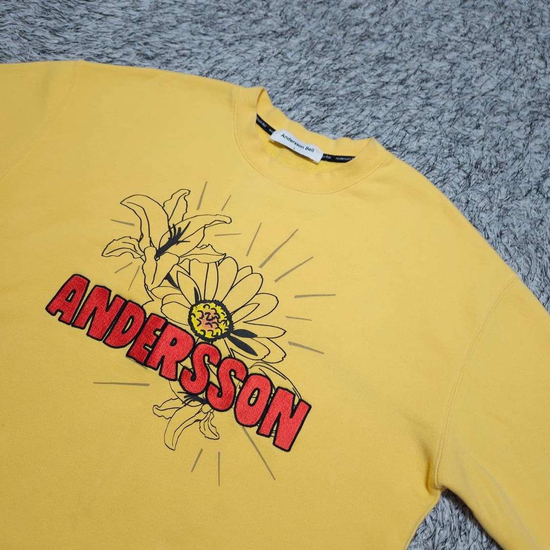 앤더슨벨) L 남자 루즈핏 맨투맨티셔츠 / 왕눈이샵 상품이미지4