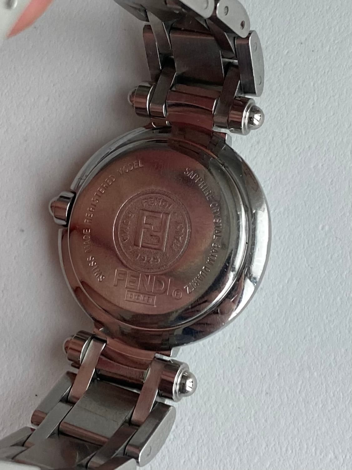 Fendi 펜디 FF 모노그램 다이얼 실버 브레이슬릿 쿼츠 레이디스 상품이미지6