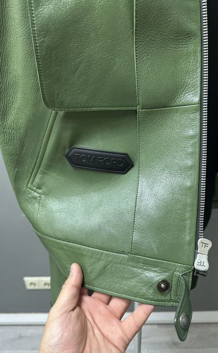 TOM FORD 톰 포드 블루종(레더-램스킨)해외발송 상품이미지8