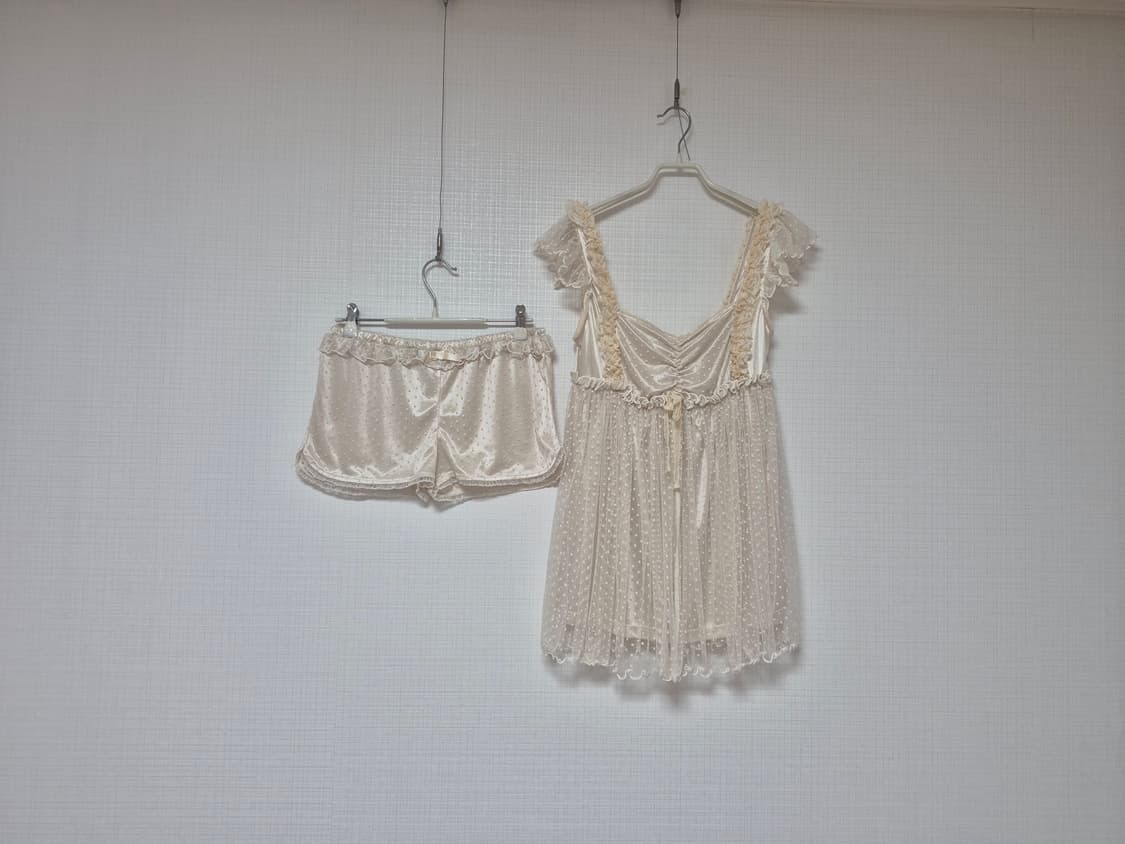 리즈리사 샴브레 아 쿠쉐 샘플 연베이지 셋업 상품이미지1