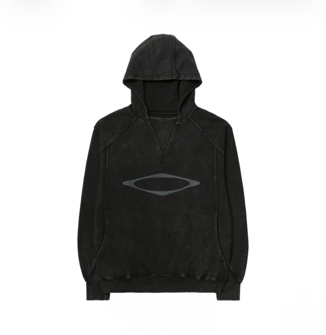 미스치프 Mischief 블리치드 풀오버 후드 블랙 상품이미지1