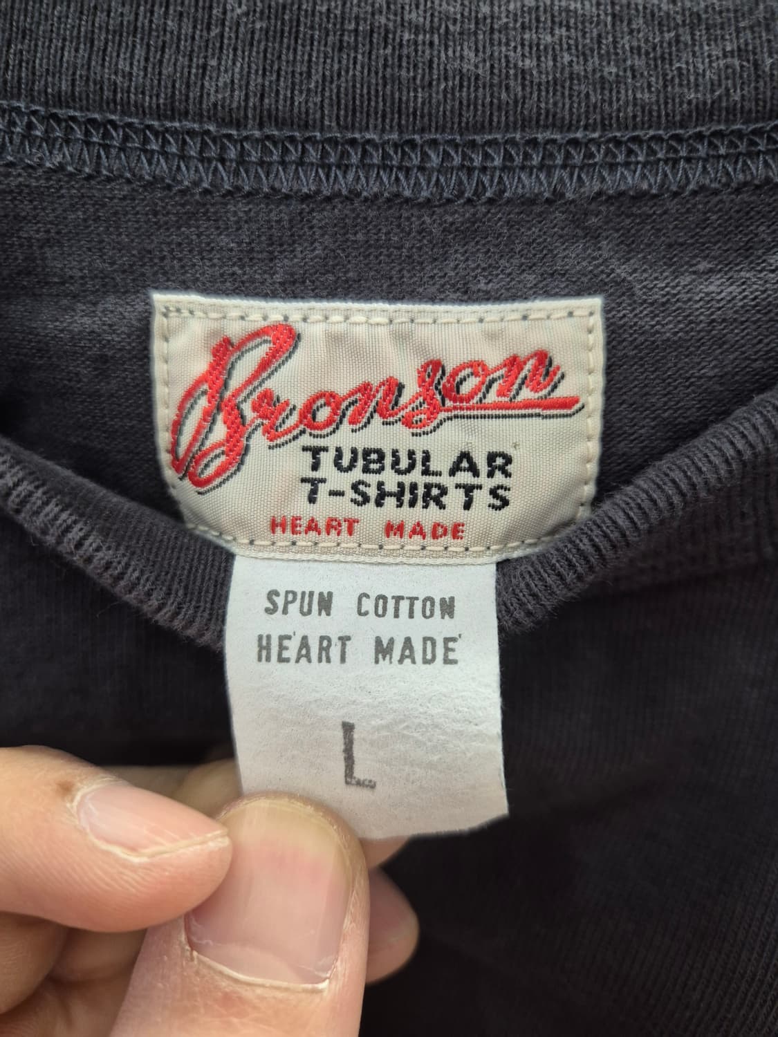 Bronson 스펀 코튼 반팔티 L 상품이미지4