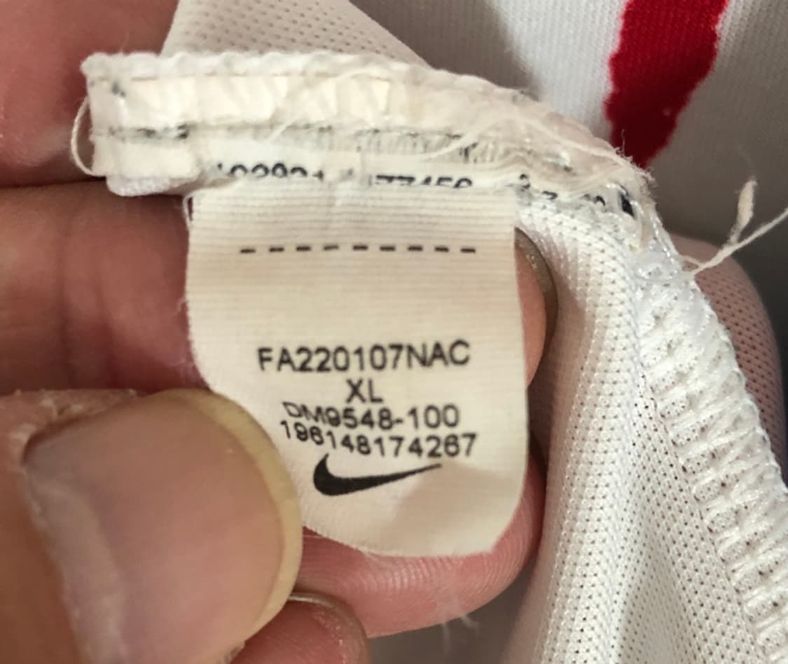 나이키 22-24 프랑스축구국대 프리매치탑/트레이닝져지 XL(해외) 상품이미지7