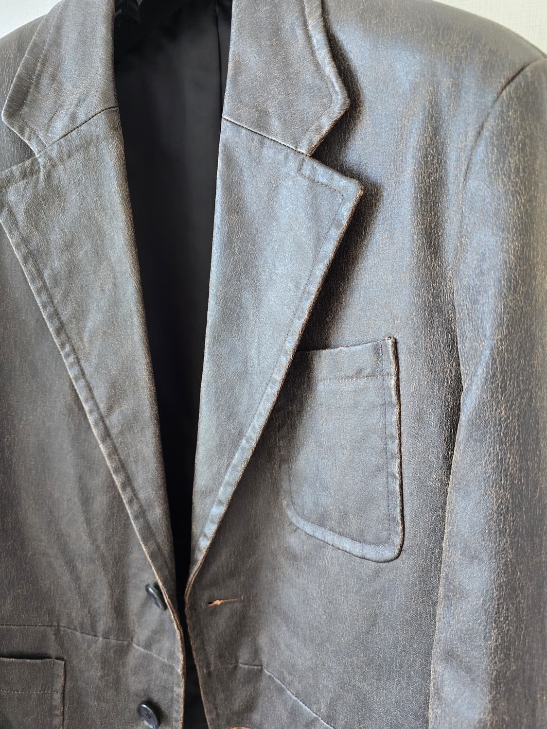 일꼬르소 빈티지 레더 자켓 새상품 상품이미지4