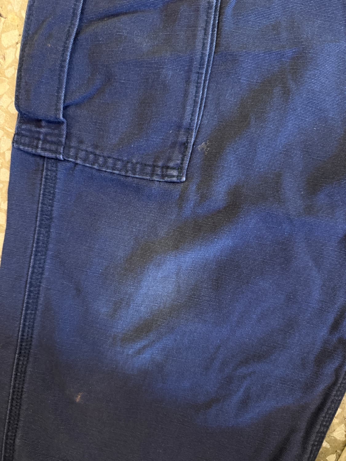 칼하트 카고 워크팬츠 네이비 워시드 36x33 상품이미지2