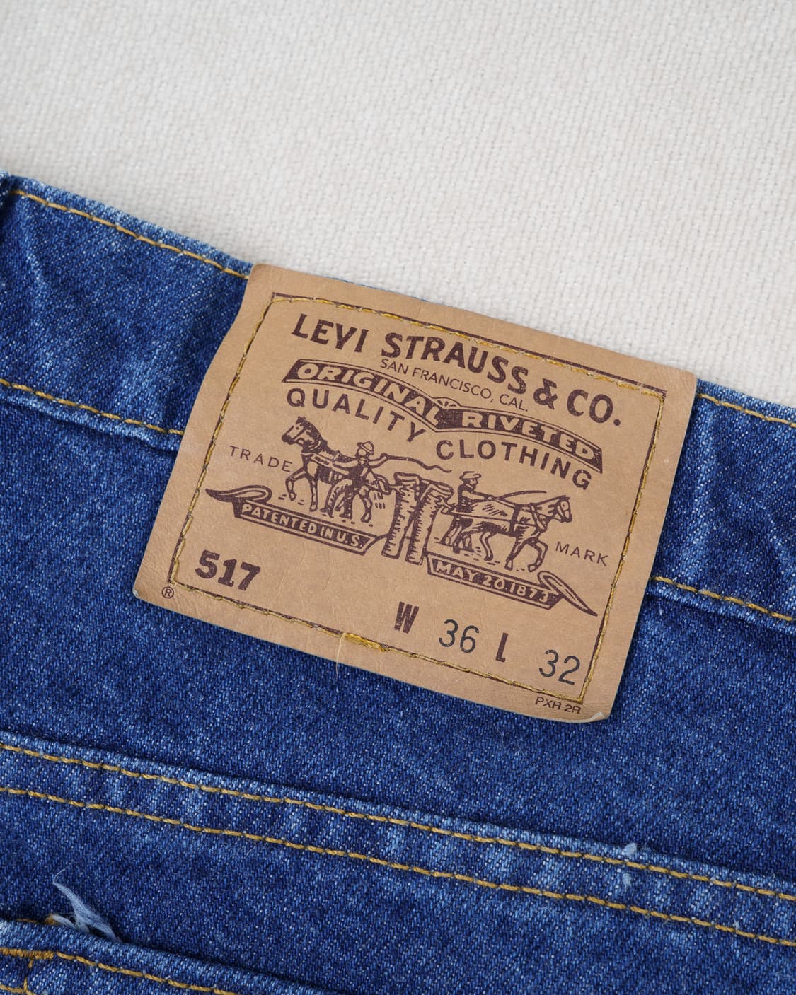 (허리 45) 90s 리바이스 517 부츠컷 데님 팬츠 상품이미지8