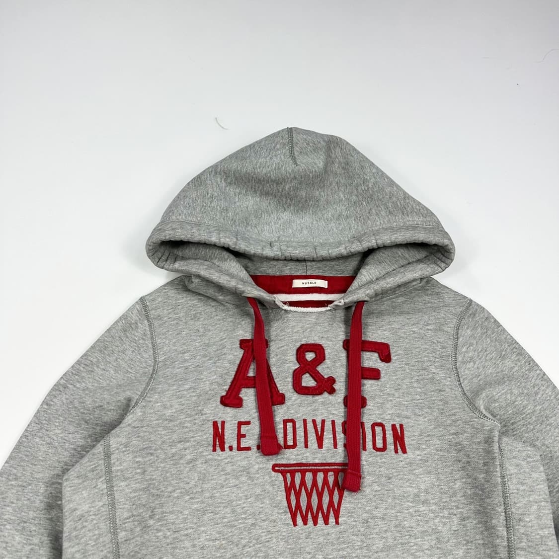 아베크롬비 A&F 피치 그레이 후드티 (S) 상품이미지1