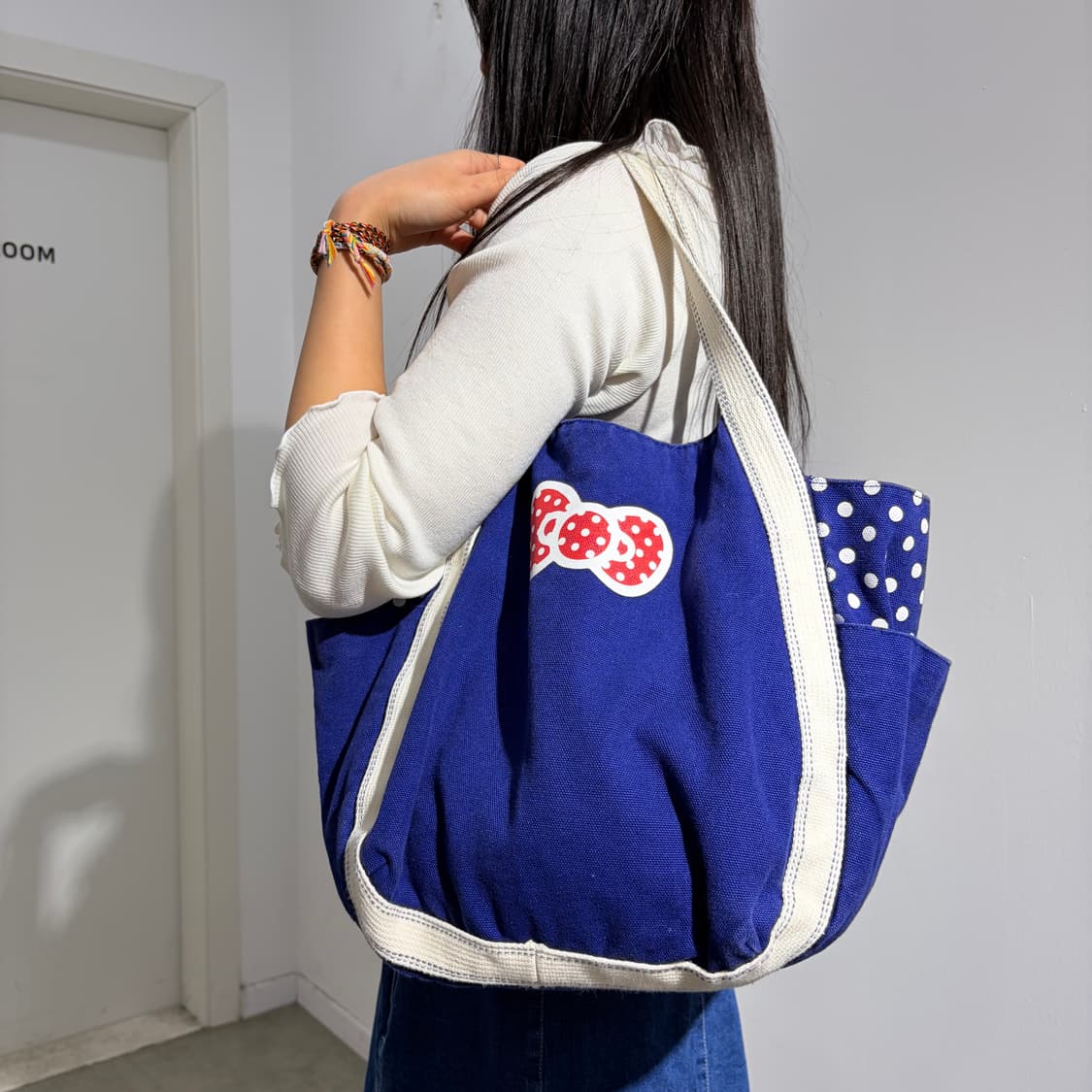 헬로키티 도트 땡땡이 숄더백 가방 상품이미지2