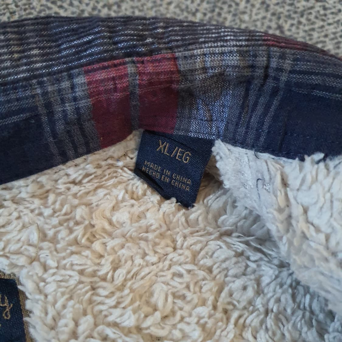 미국 수입 쉐르파안감 플란넬 체크 셔츠 no.2 상품이미지8