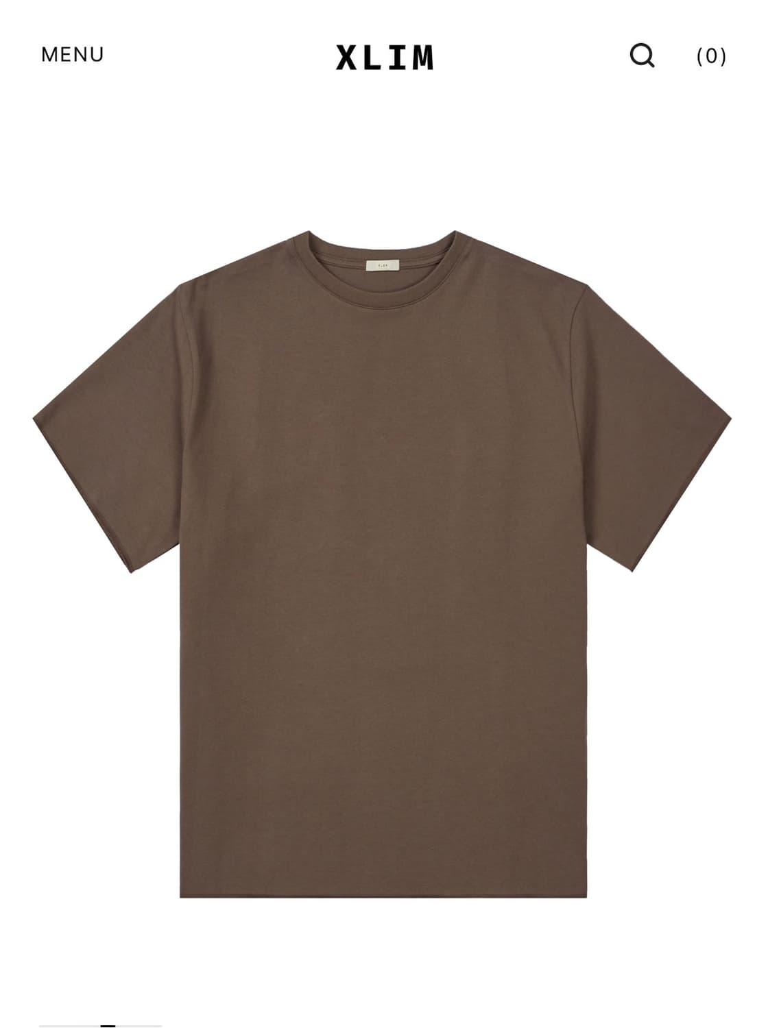 (새상품)XLIM EP.9 01 T-SHIRT BROWN XL 상품이미지2