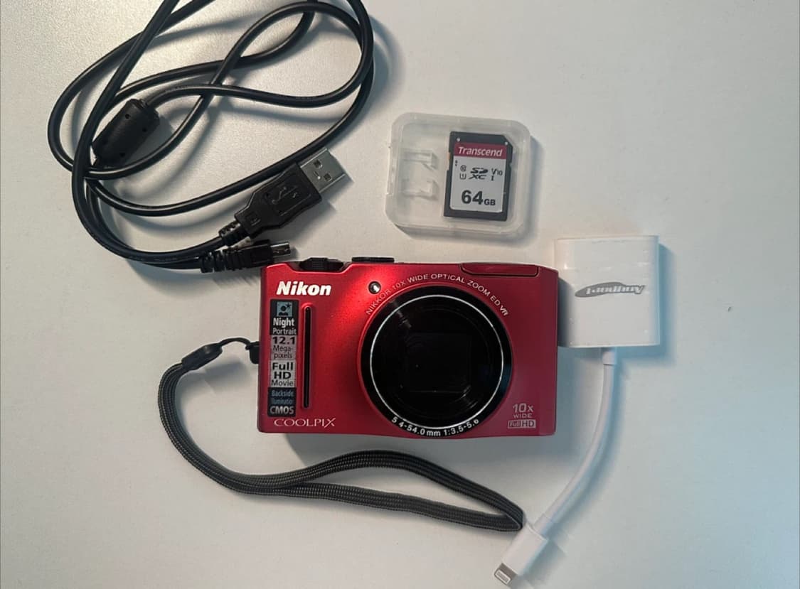 팝업플래시✨(희귀) 니콘 쿨픽스 S8100 레드 색상 상품이미지4