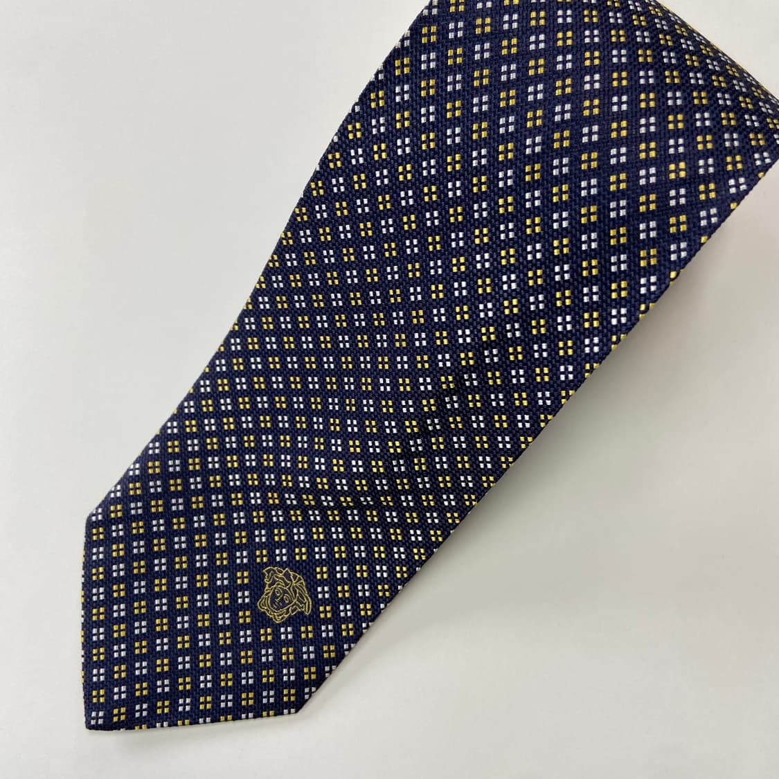 Versace 베르사체 정품 명품 심플로고 넥타이 7.7cm 상품이미지6