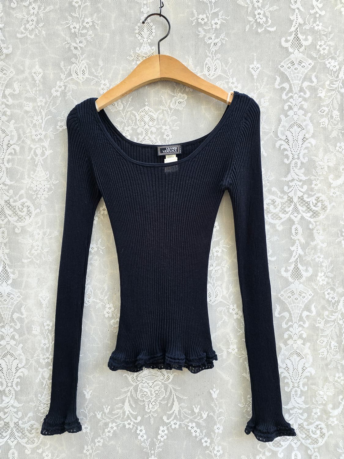 지아니 베르사체 실크 골지 니트 (made in italy) 상품이미지1