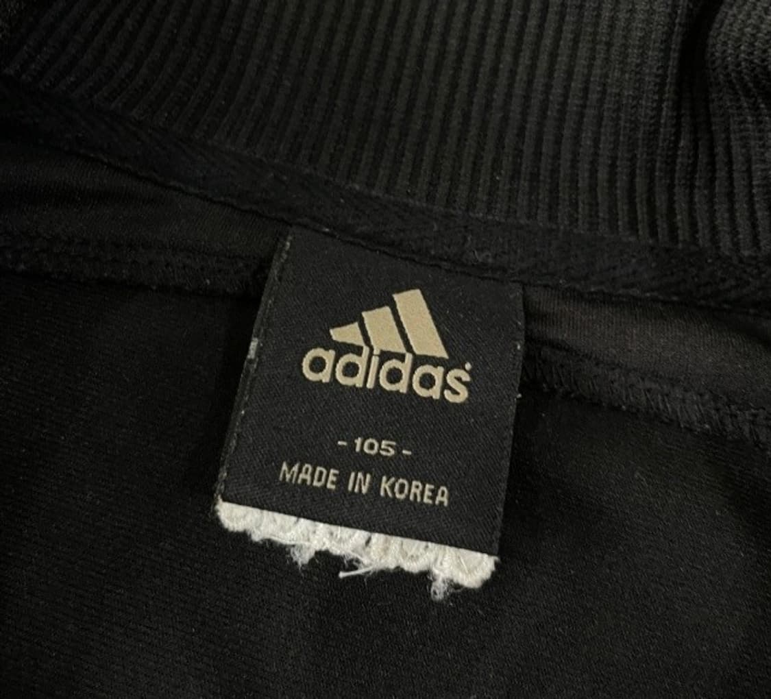 아디다스 블랙 검흰 트랙탑 져지집업 105/XL 상품이미지3