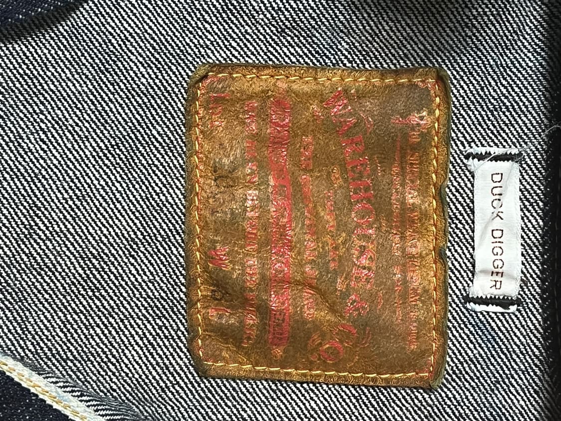 Warhouse DD-2001xx 1세대 데님자켓(48size) 상품이미지3