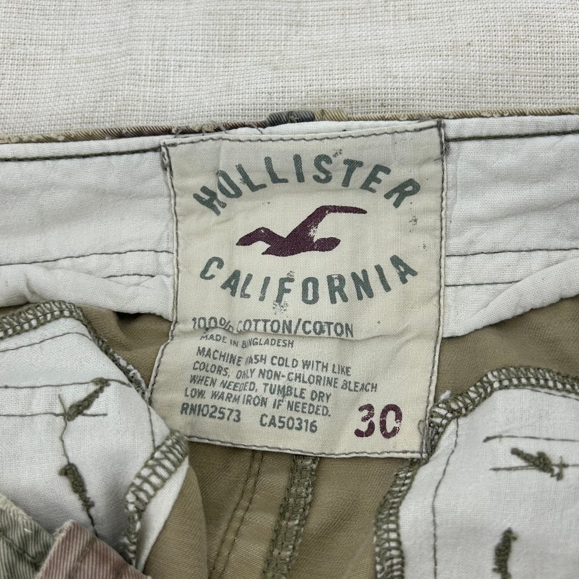 [HOLLISTER] 홀리스터 밀리터리 카모 카고 하프팬츠 상품이미지6