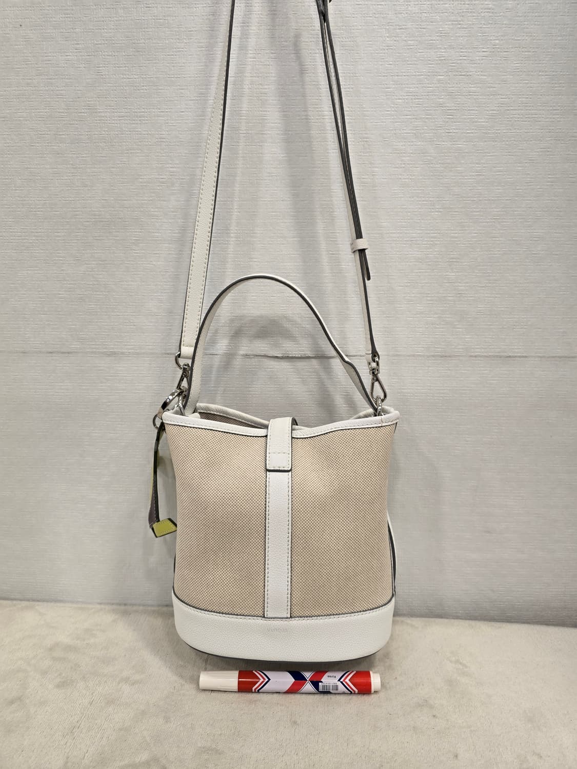 거의새거) 분크 페스토네 바스켓 피콜로 화이트 토트백 크로스백 상품이미지4