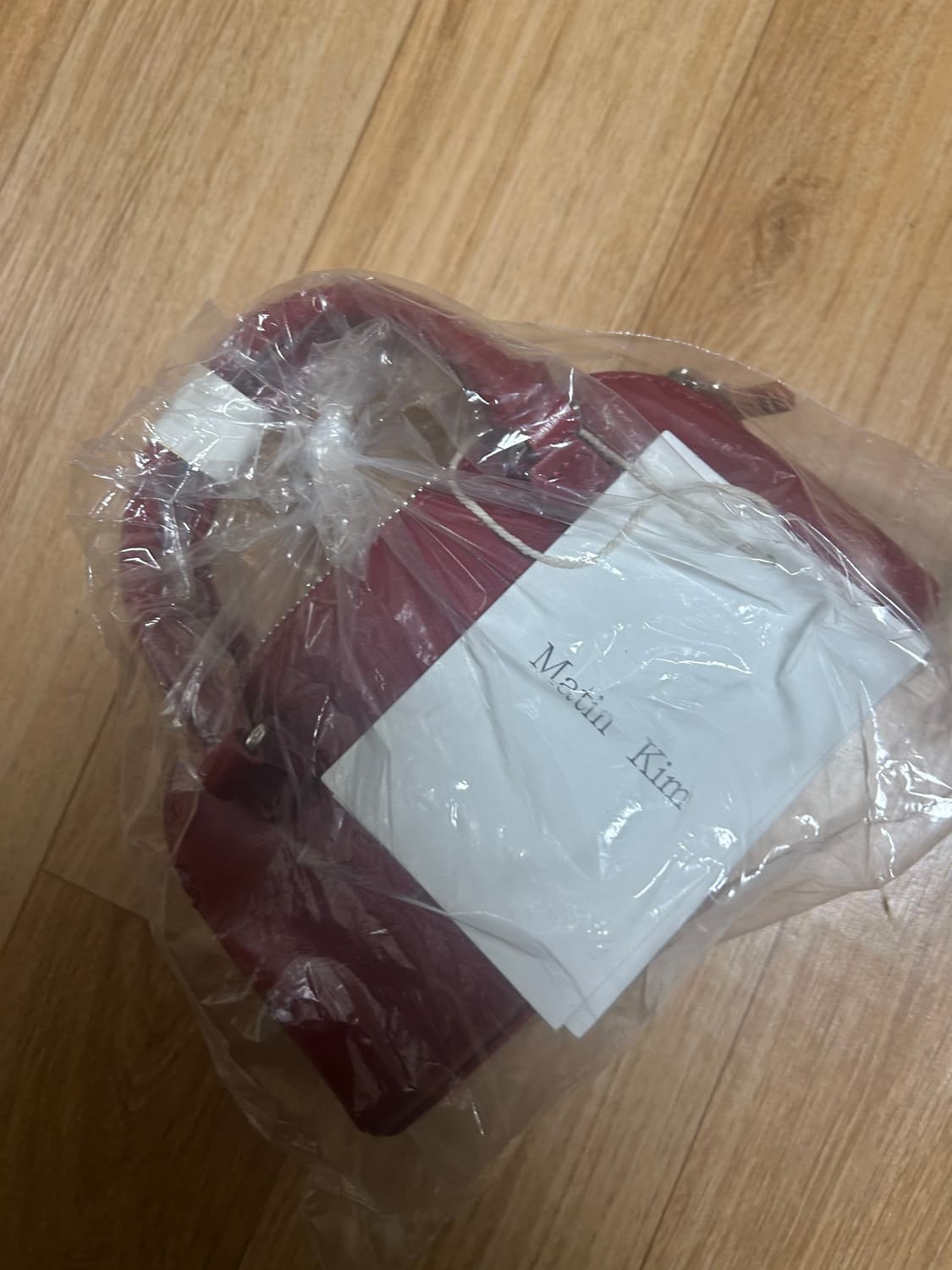 마뗑킴 더블 지퍼 미니 크로스백 레드 상품이미지2