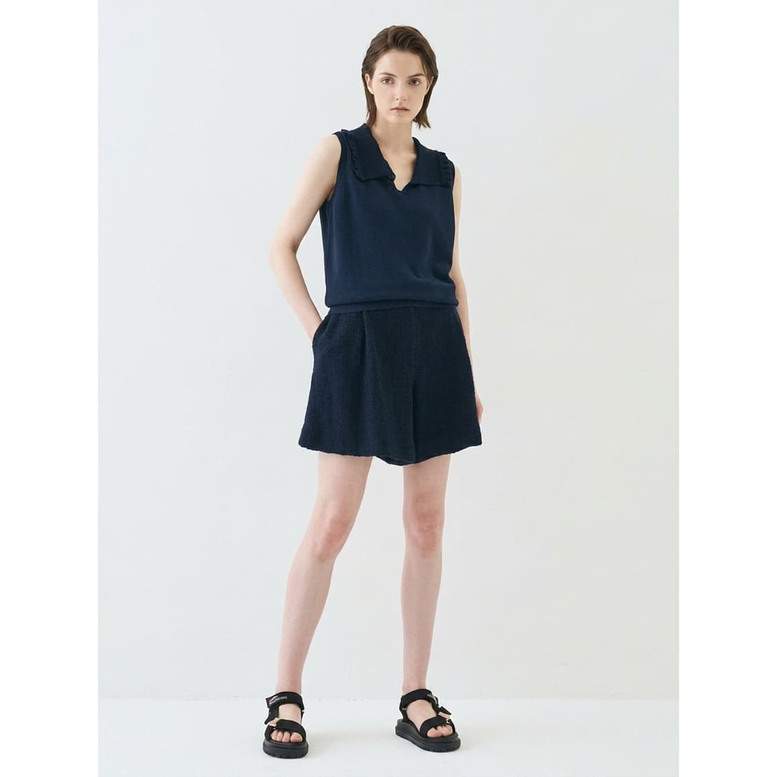 랑방컬렉션 24 부클 와이드 밴딩 쇼츠 상품이미지1