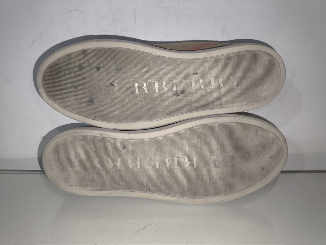 41 260mm 버버리 노바체크 캔버스 스니커즈 신발 상품이미지9