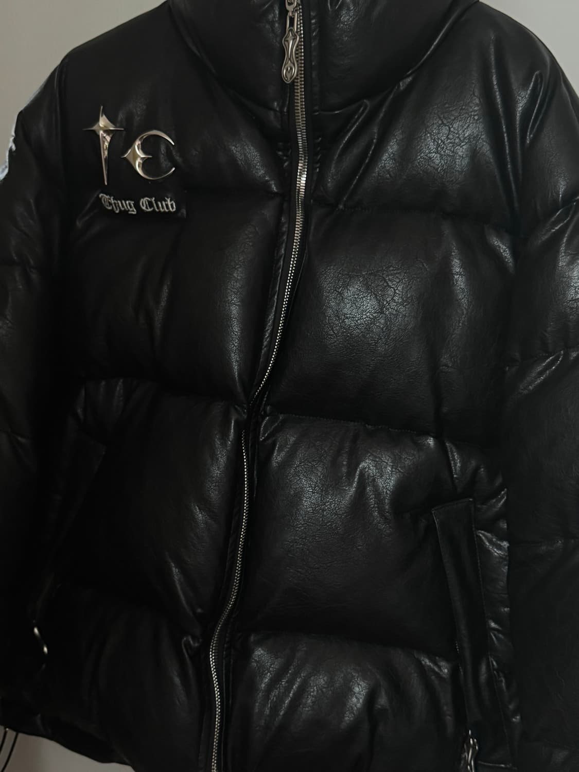 떠그 클럽 레더 패딩 1사이즈 상품이미지4