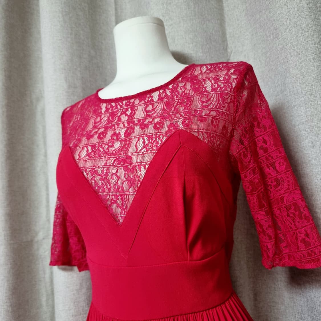 산드로 SANDRO 레이스 원피스 (55/표기2) 미시착 새상품 상품이미지3