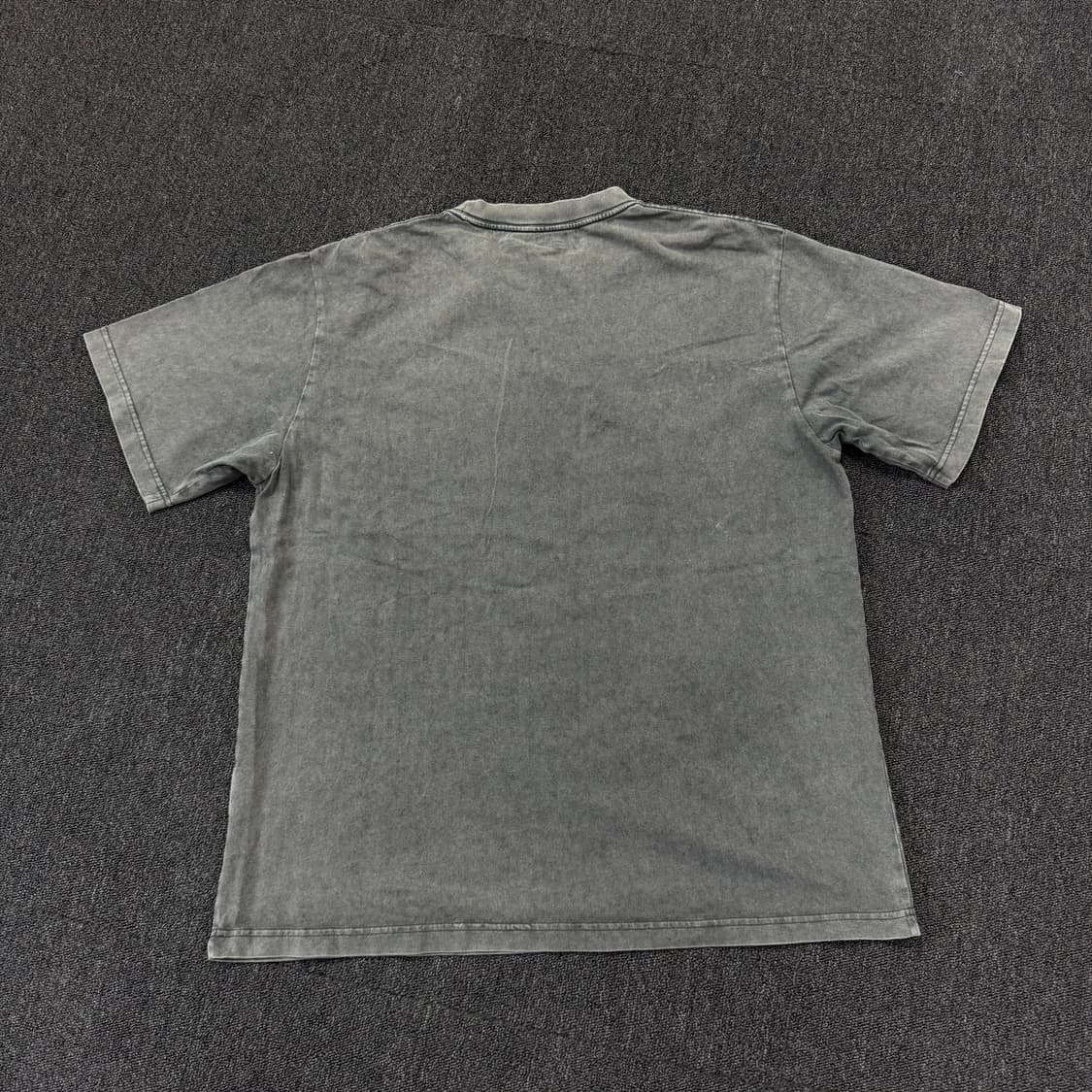 미스치프 롬버스 워시드 차콜 반팔 티셔츠 상품이미지5