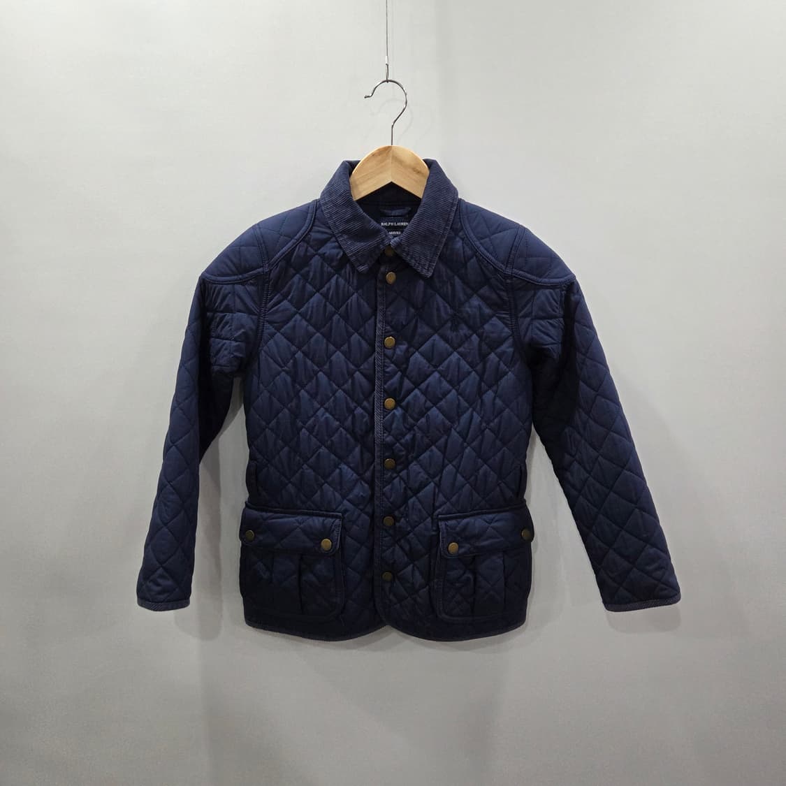 폴로랄프로렌 걸즈 퀼팅 자켓 네이비 M/8/10 상품이미지1