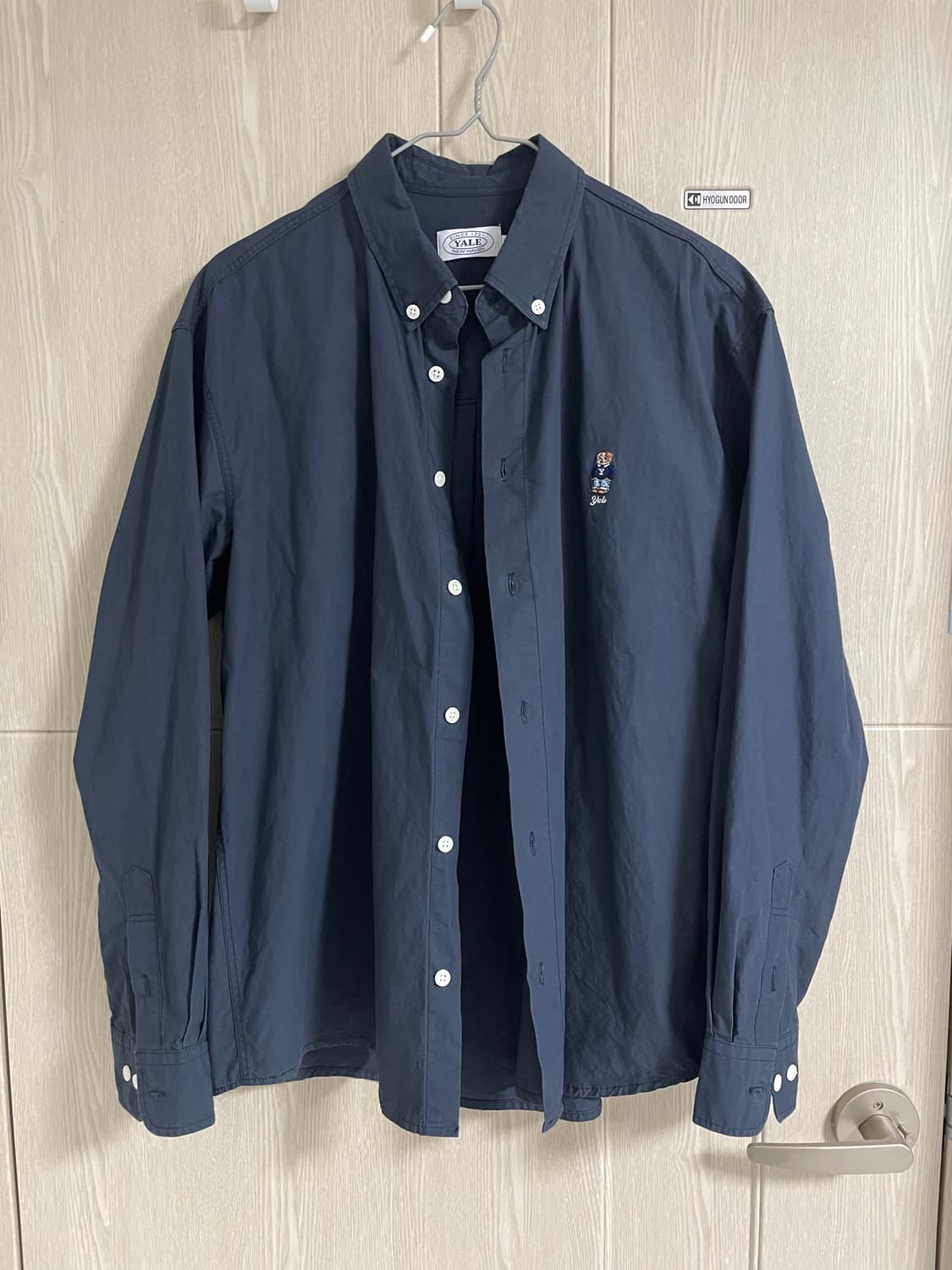 [M]예일 네이비 셔츠 상품이미지1