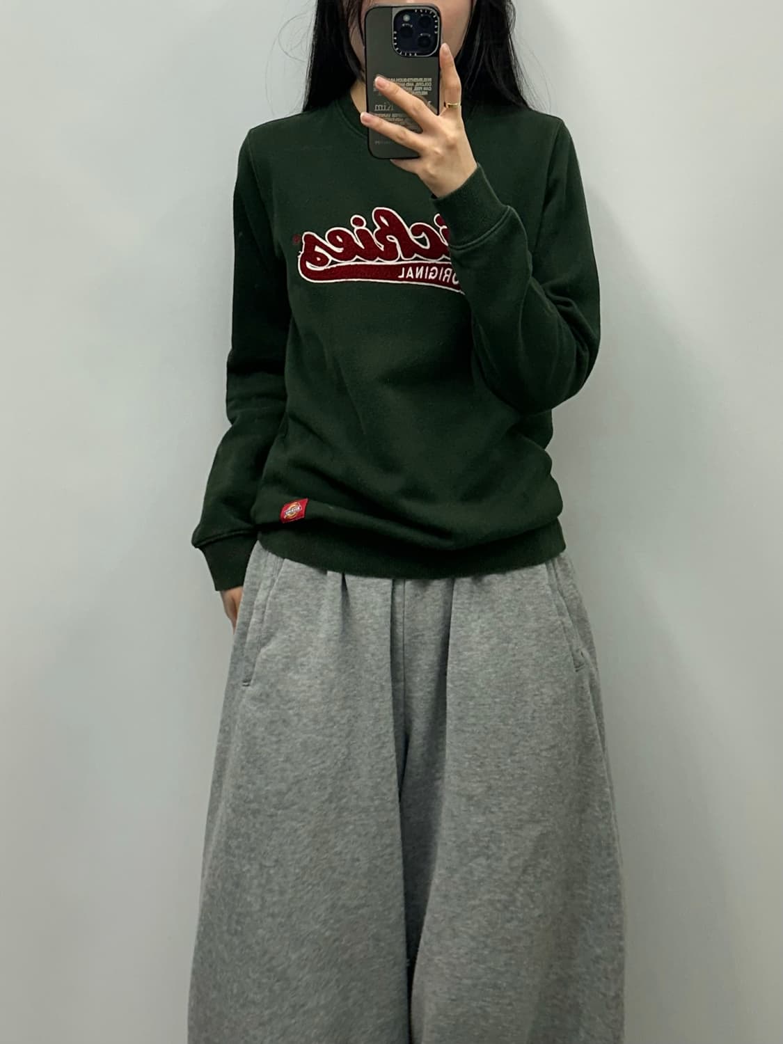 디키즈 y2k 와투케 그린 맨투맨 상품이미지1