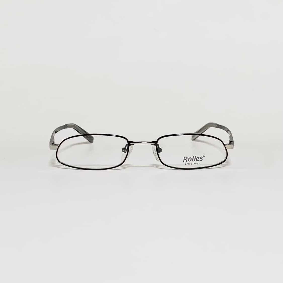 905 빈티지 데드스탁 Y2K 슬림 직사각 메탈 안경 픽키 상품이미지1