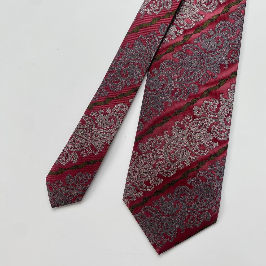 BALENCIAGA 발렌시아가 페이즐리 정품 명품 넥타이 상품이미지5