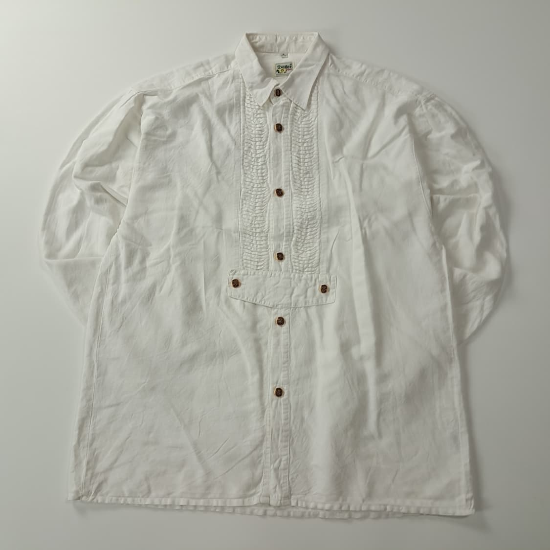 CK447 M 디스틀러 80s 트라흐텐 바바리안 알펜 린넨 셔츠 상품이미지1